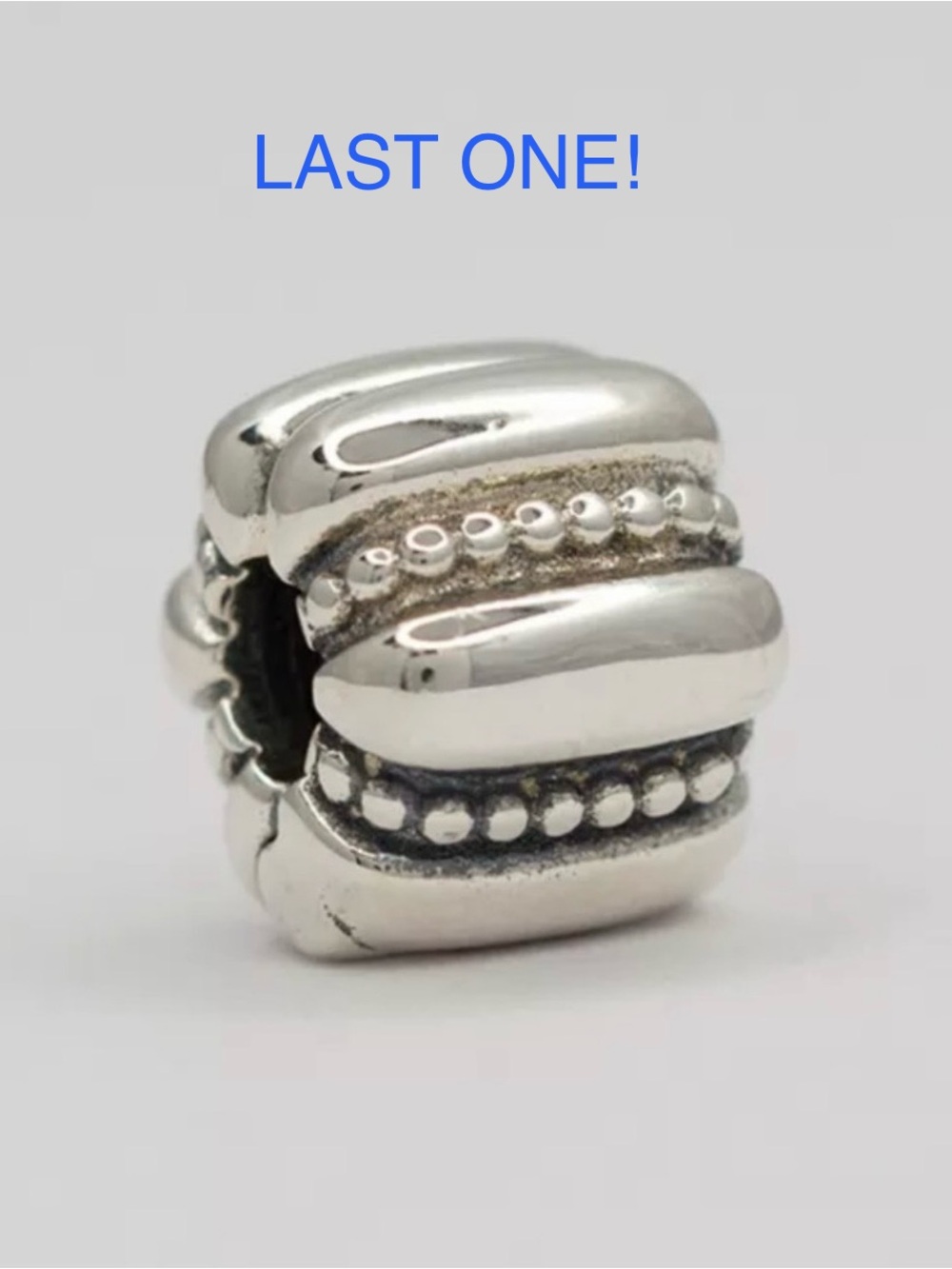 Authentic Pandora Dots & Ridges Clip - LAST ONE